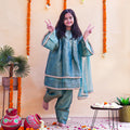 Meher Teal Salwar Kameez Set