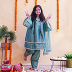 Meher Teal Salwar Kameez Set