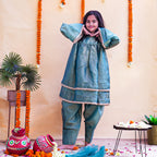 Meher Teal Salwar Kameez Set