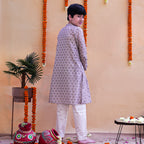 Anvay Beige Royale Kurta & Pyjama