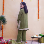 Mehendi Noor Kurta set
