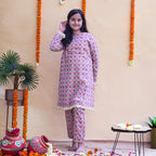 Gulabi Manjari Kurta Set