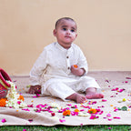 Shwet Utsav Kurta & Pyjama Set